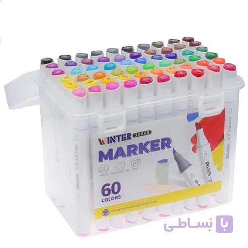 وینتر ماژیک راندو 60 رنگ (دوسر) — تصویر 1