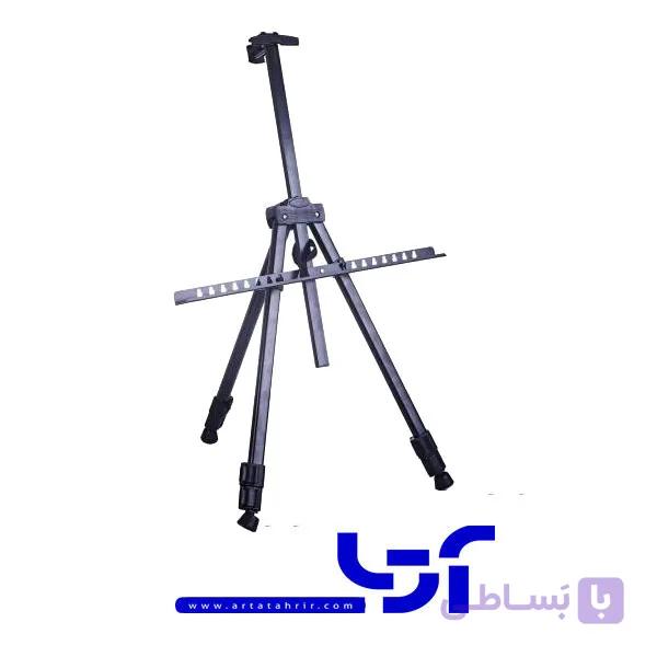 سه پایه تاشو فلزی با کیف برزنتی — تصویر 1
