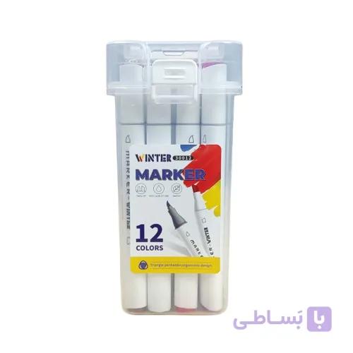 وینتر ماژیک راندو 12 رنگ (دوسر) — تصویر 1