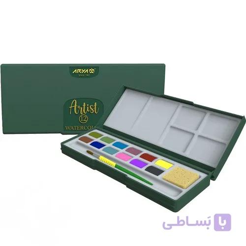 آبرنگ آریا آرتیست 12 رنگ