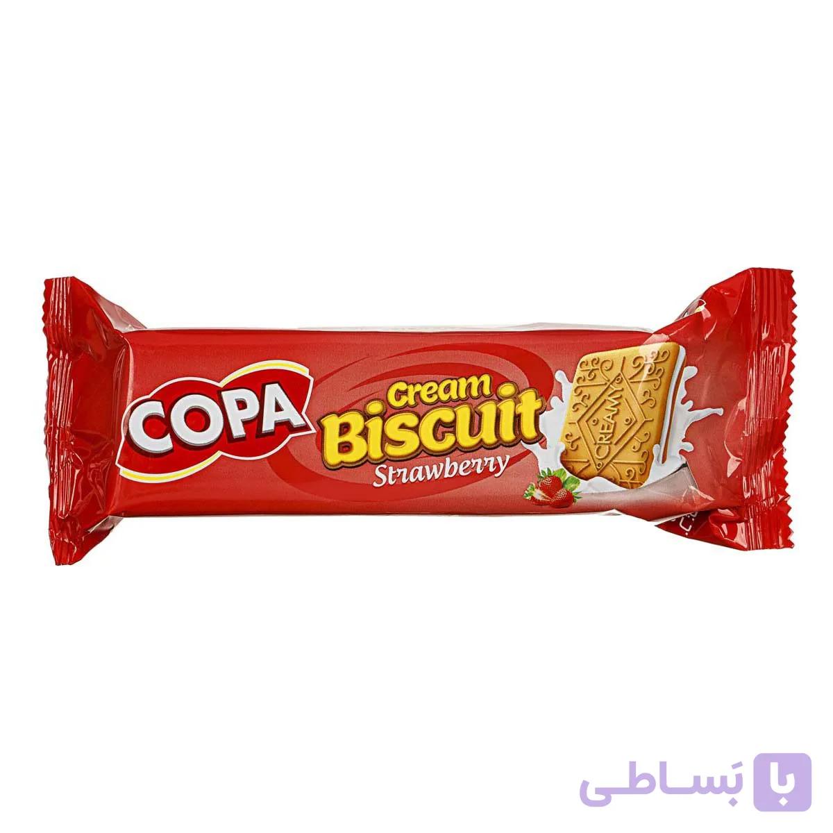 بیسکویت کرمدار پرتقالی 100 گرم بسته 24 عددی کوپا Copa