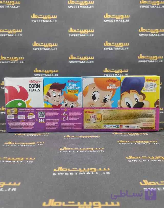 کورن فلکس کلاگز 8 مدل متنوع 191 گرم Kellogs — تصویر 1