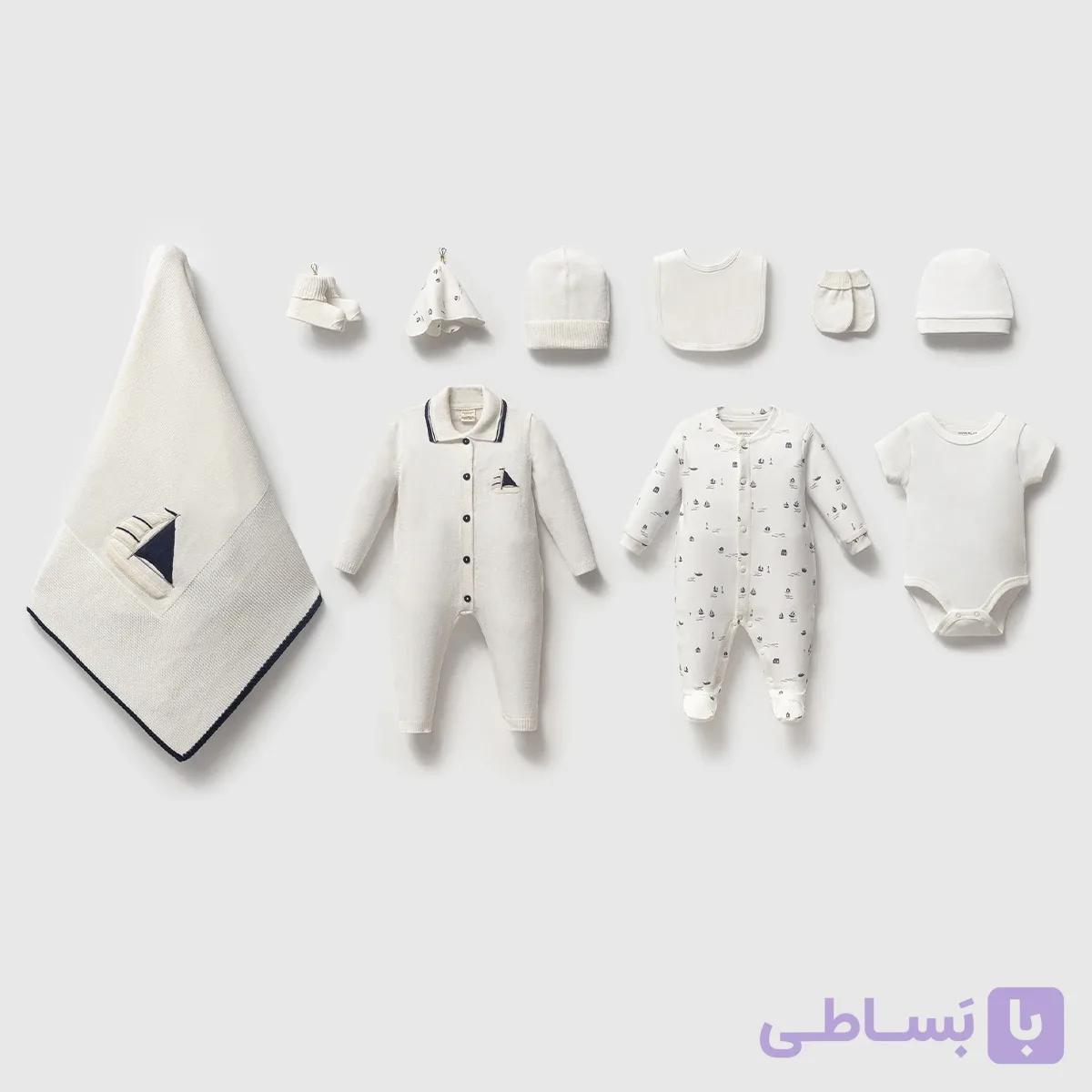 ست بیمارستانی 10 تیکه پسرانه ملوانی نیپرلند ترک — تصویر 1