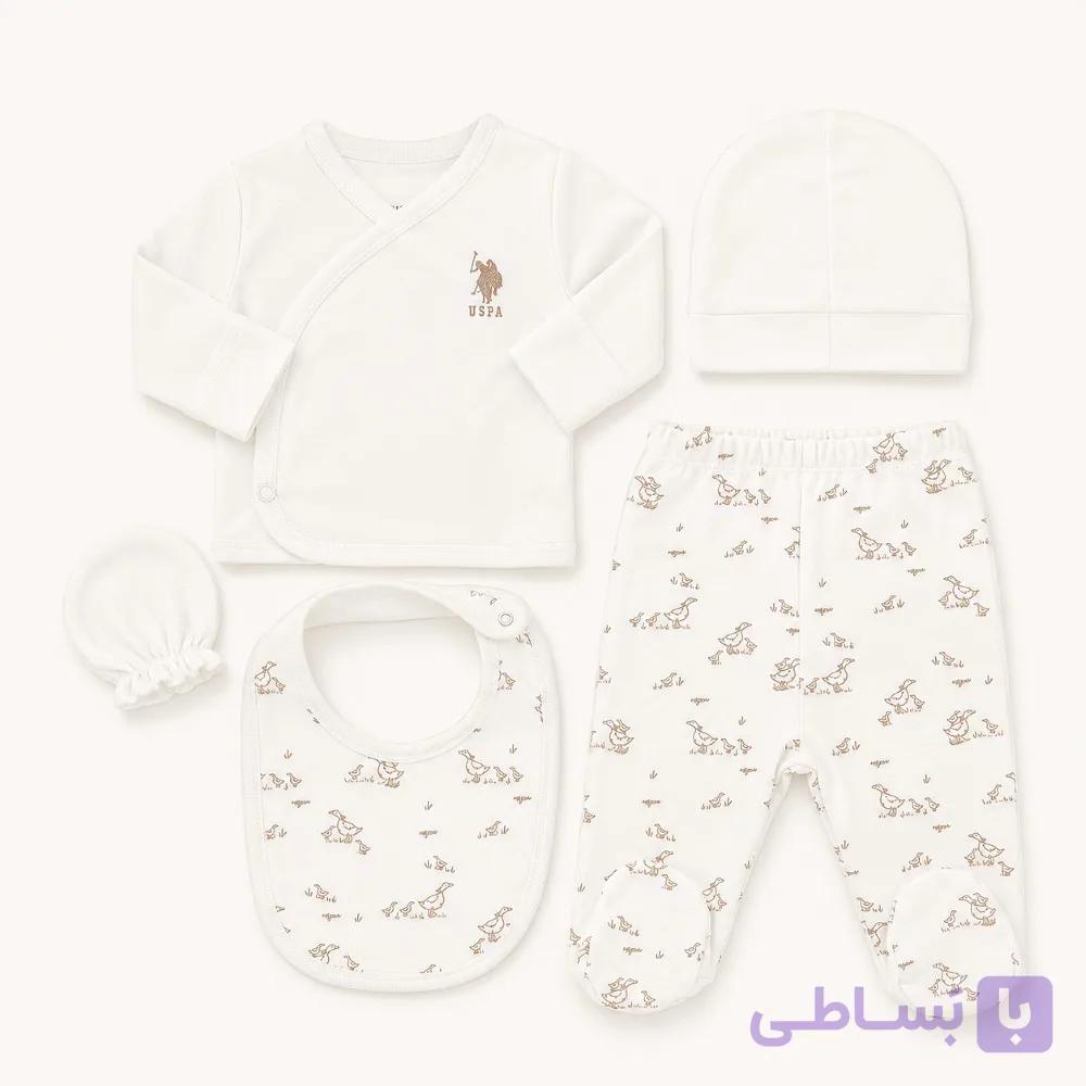 ست 5 تیکه بیمارستانی اسپرت طرح بالن US.POLO ترک — تصویر 1