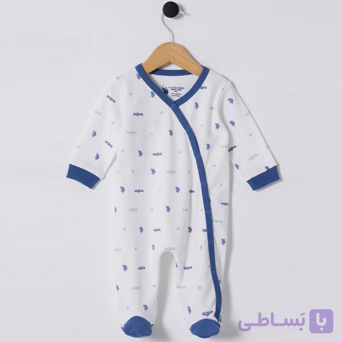 سرهمی تک اسپرت US.POLO نوار آبی ترک — تصویر 1