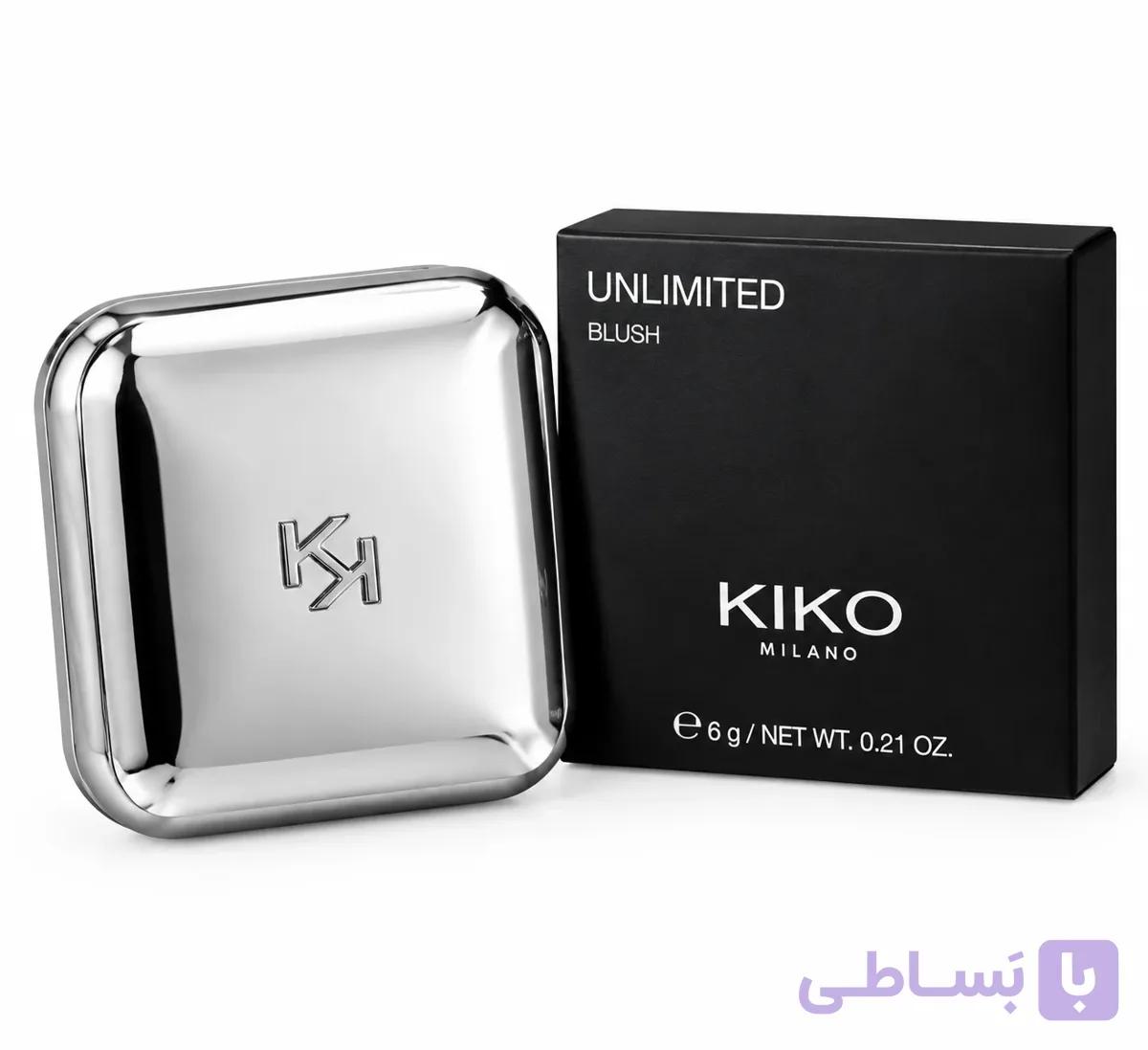 رژگونه و هایلایتر کیکو(4 رنگ رژگونه + 2 رنگ هایلایتر) — تصویر 1