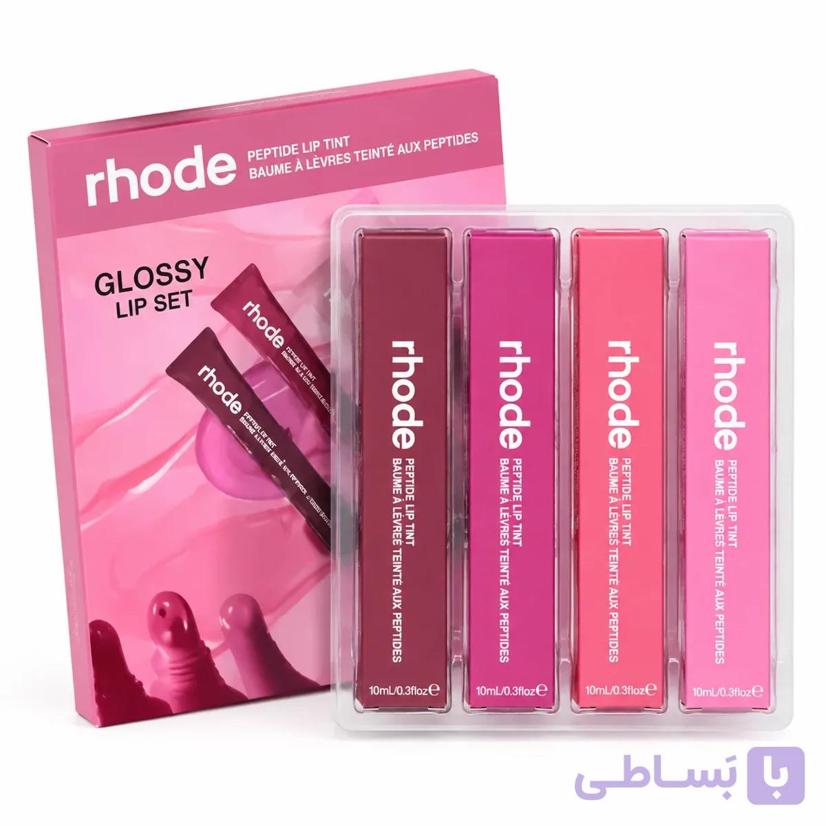 پک ۴ عددی لیپ گلاس رود Peptide Lip Tint — تصویر 1