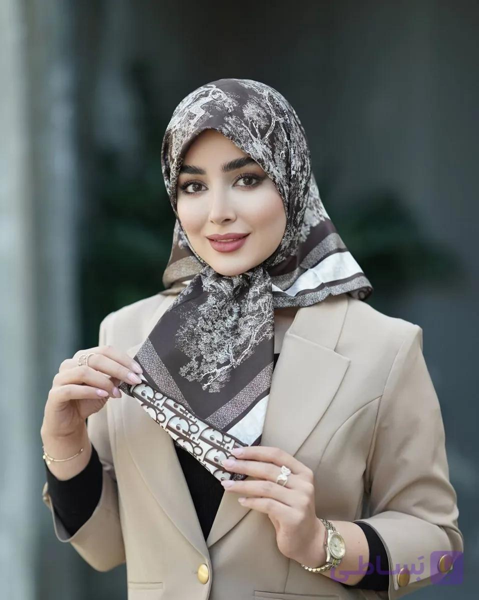 روسری دورو کد A099 — تصویر 1