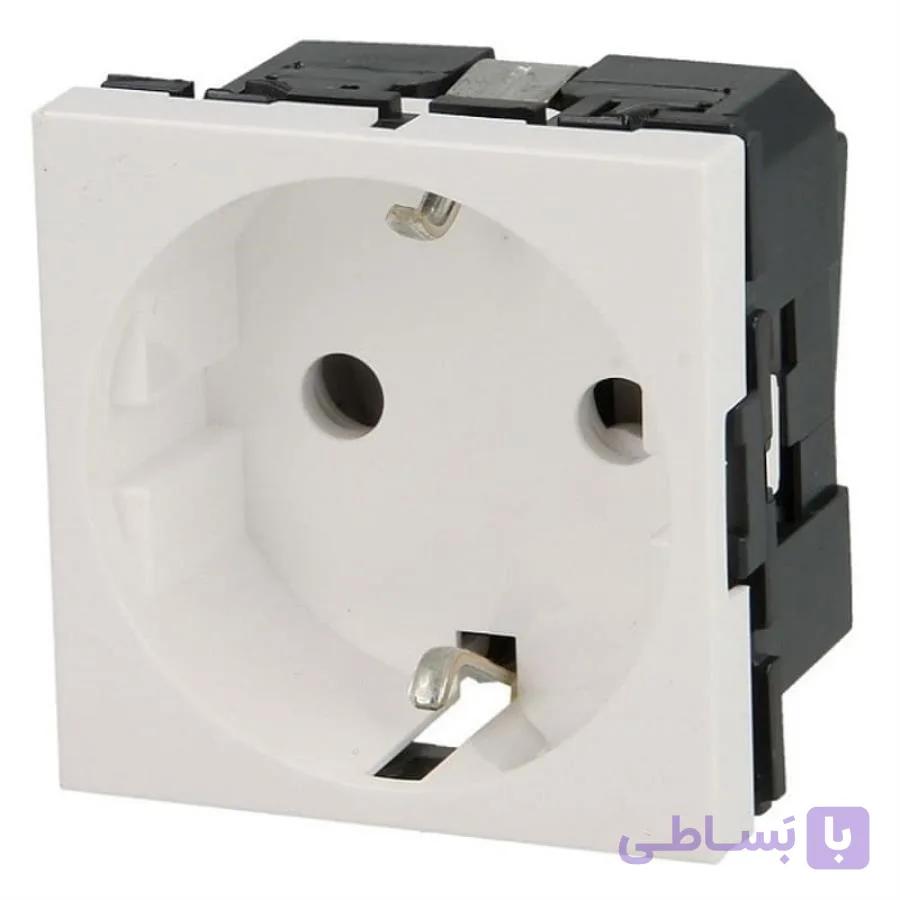پریز سفید لگراند 077210 موزاییک (طرح اصلی)