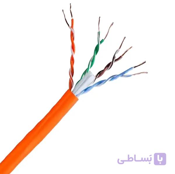 کابل شبکه Cat6 Utp Nexans نگزنس تست فلوک پرمننت حلقه 305 متری — تصویر 1