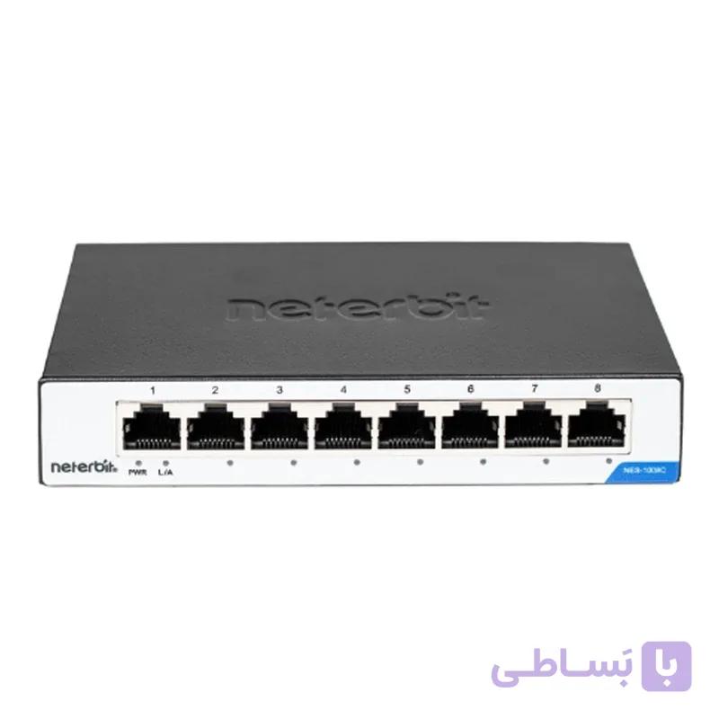سوییچ هشت پورت نتربیت مدل NES-1008C