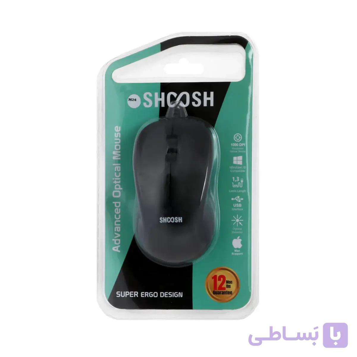 موس بی سیم شوش مدل M26 W