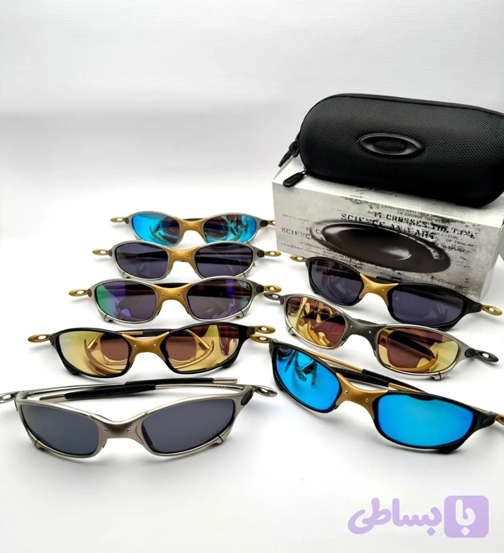 عینک آفتابی اسپرت لنز رنگی مدل Oakley