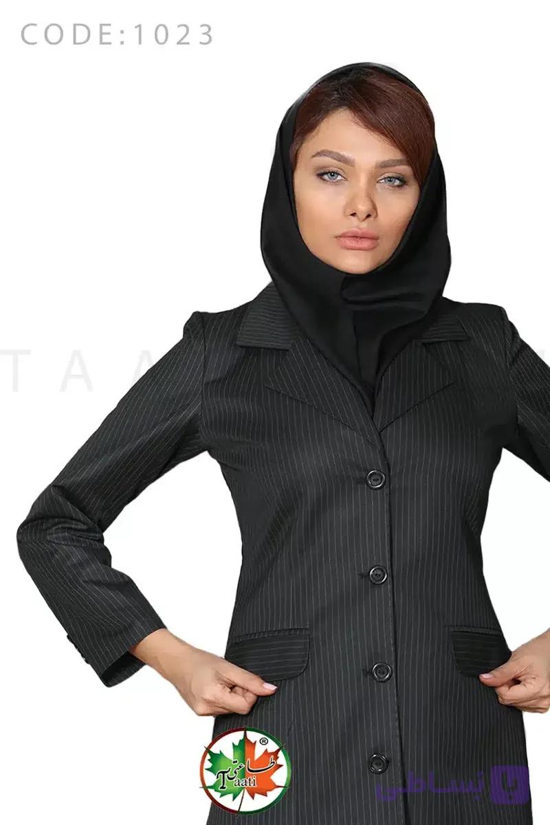 مانتو شلوار اداری | مدل ثمینا | کد 1023 — تصویر 1