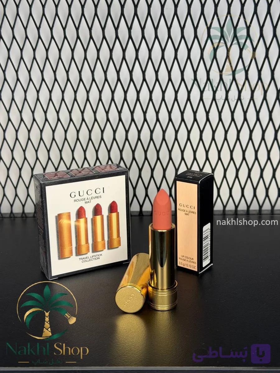 کیت رژ لب 3 عددی گوچی Gucci مدل Travel Lipstick Collection