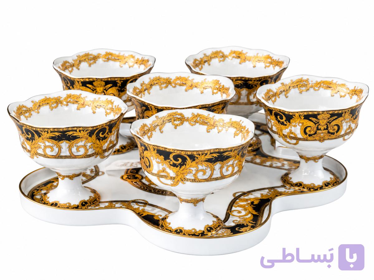 بستنی خوری با سینی ورساچ