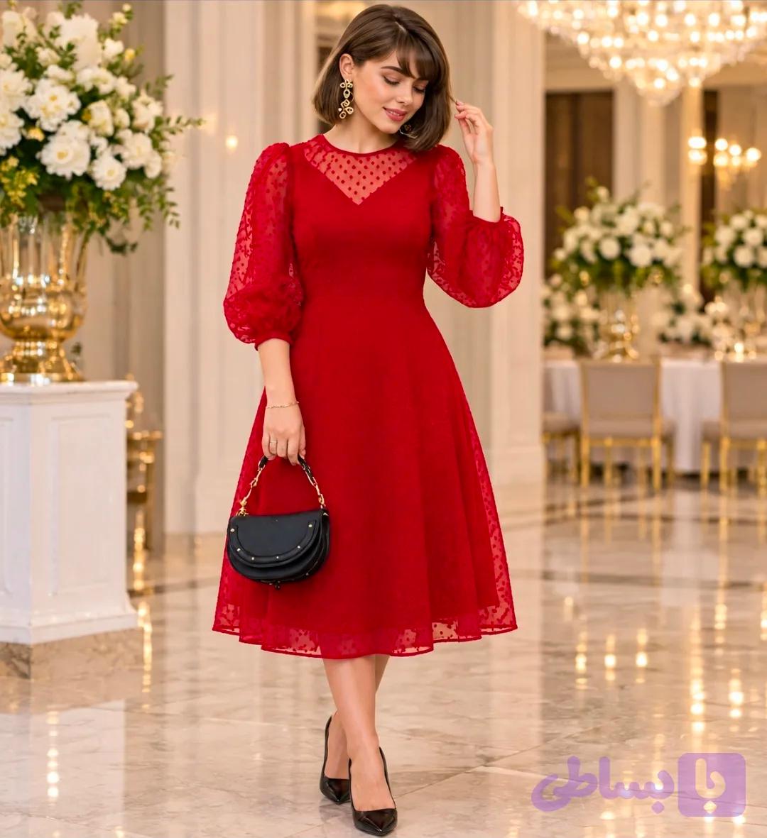 پیراهن توری (کد QAMX2)