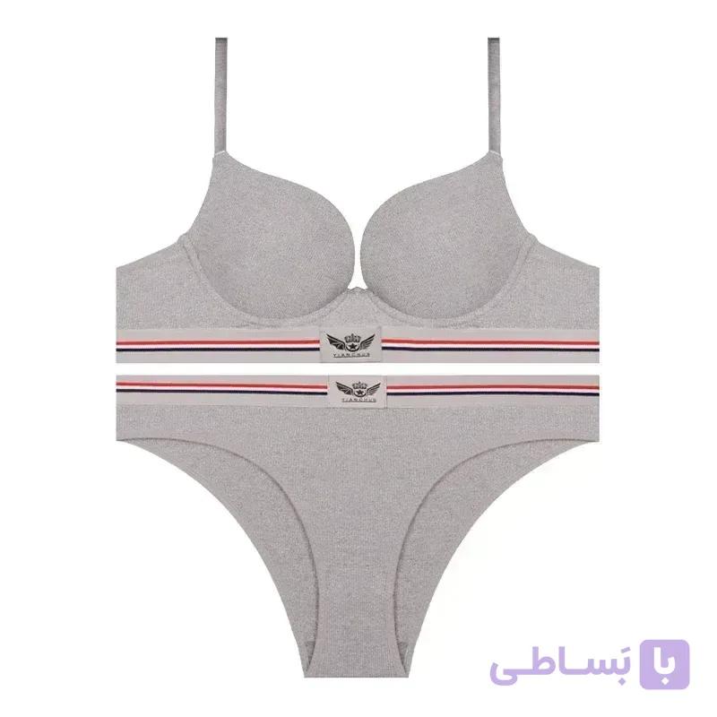 ست شورت و سوتین اسفنجی کبریتی کش پهن جک دار - رستن