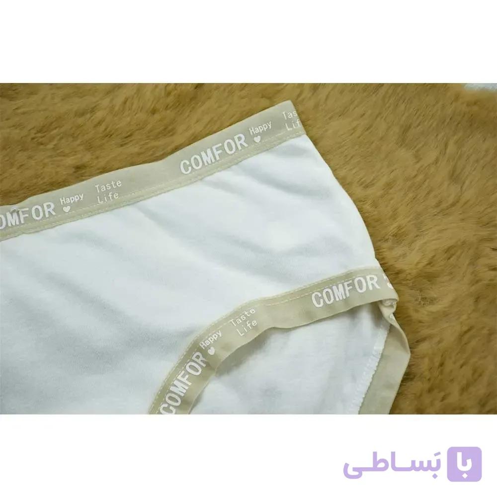شورت زنانه نخی کامفور کد 10828 - رستن