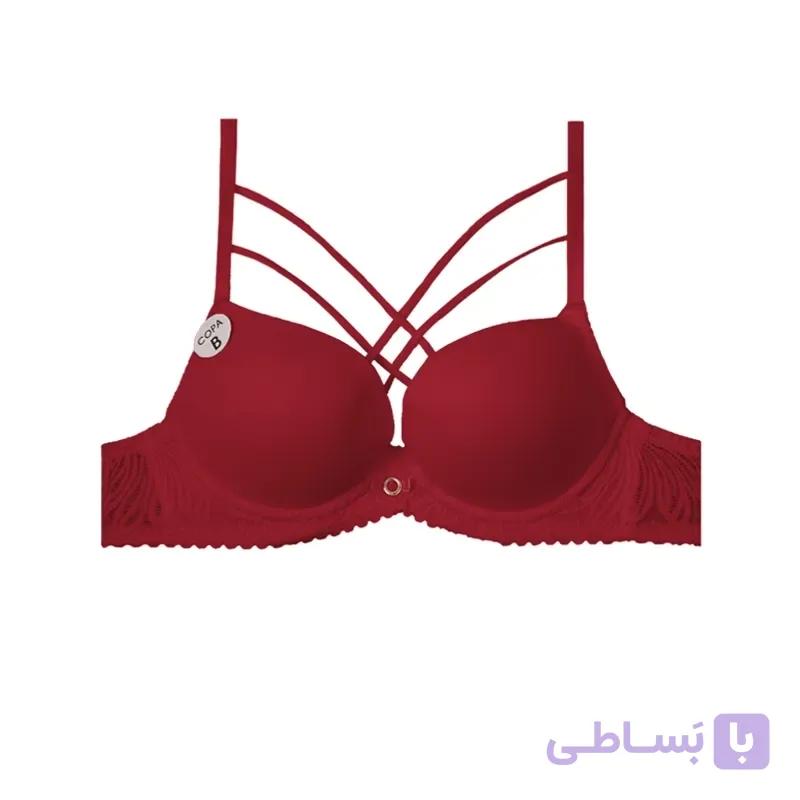 سوتین زنانه نیم جک دستک دانتل فنردار هارنس دار کاپ B برند چانوی لین - رستن