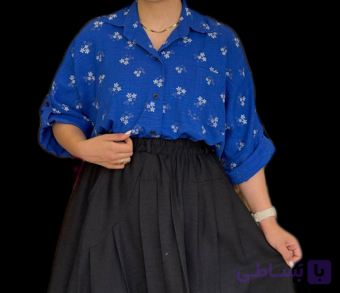 شومیز باکسی شانتون فری‌سایز تینا