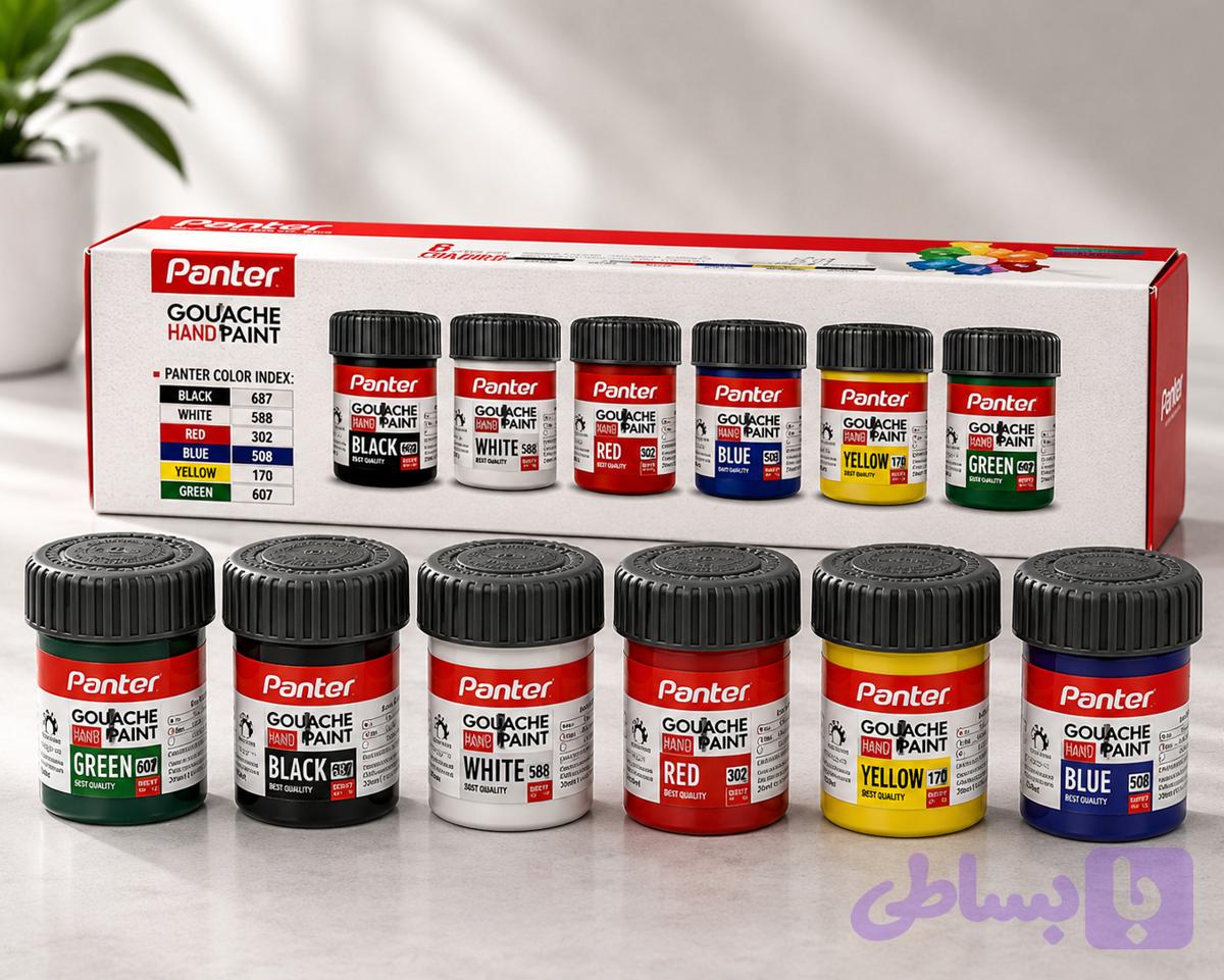 گواش ۶ رنگ پنتر