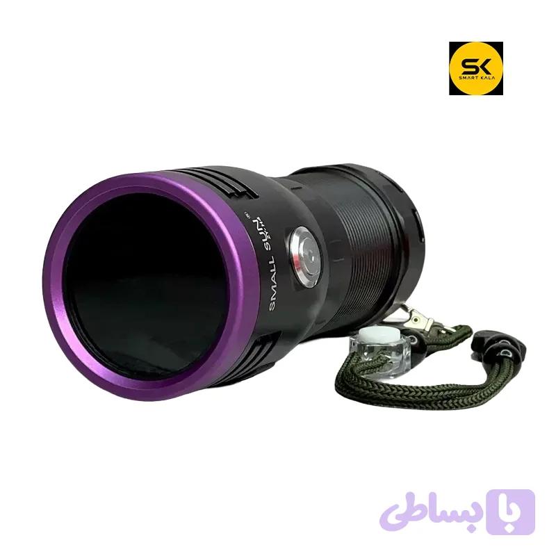 چراغ قوه یووی تشخیص رنگ ماشین برند اسمال سان مدل ZY-H4 ظرفیت 4 لامپ