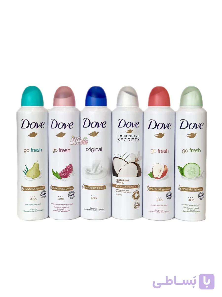 اسپری بدن داو زنانه حجم250ml اصل انگلیسی