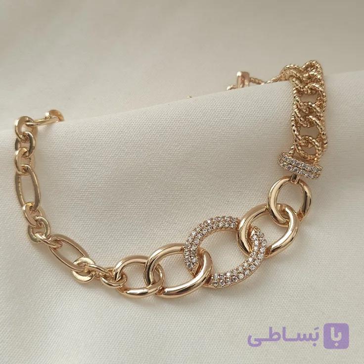 دستبند زنجیری لوکس ژوپینگ | زیورالات فاطیما