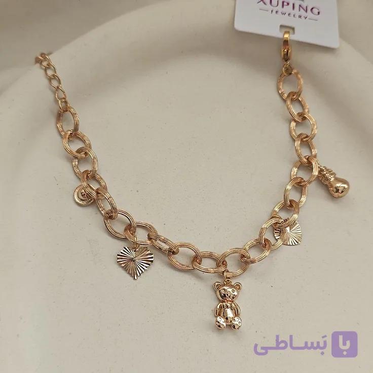 دستبند آویز دار تدی ژوپینگ | زیورالات فاطیما