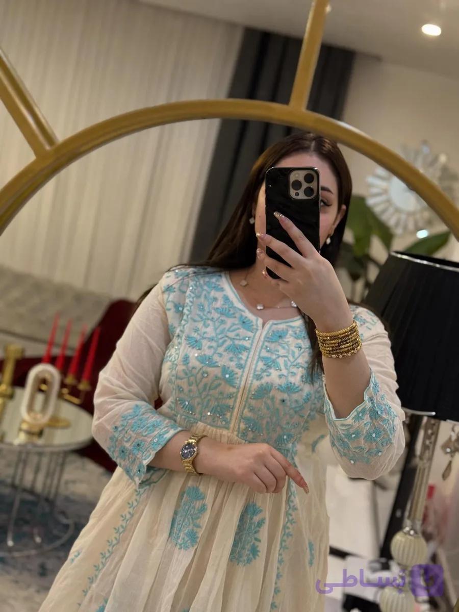 لباس هندی گلدوزی — تصویر 1