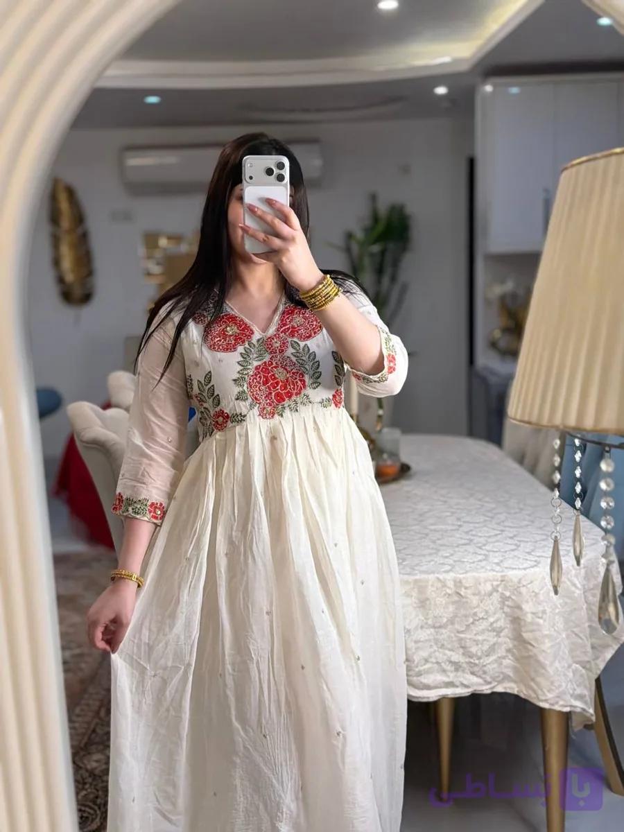 لباس هندی پولکی — تصویر 1