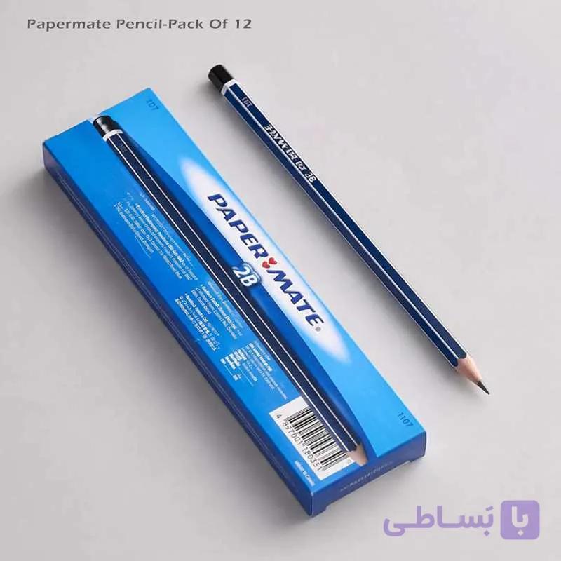 مداد مشکی papermate – بسته 12 عددی