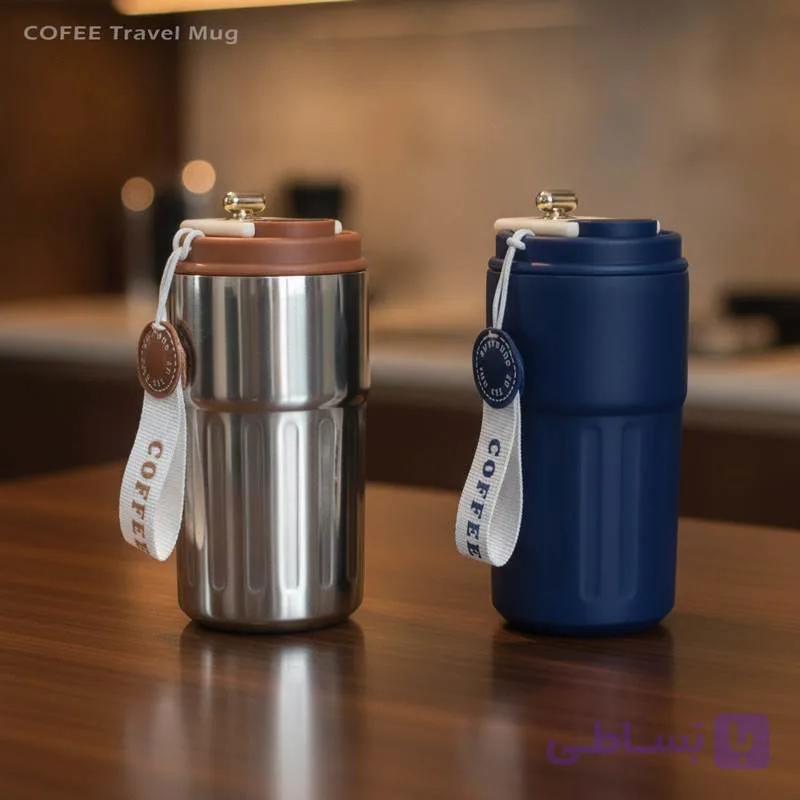 تراول ماگ دماسنج دار Cofee — تصویر 1