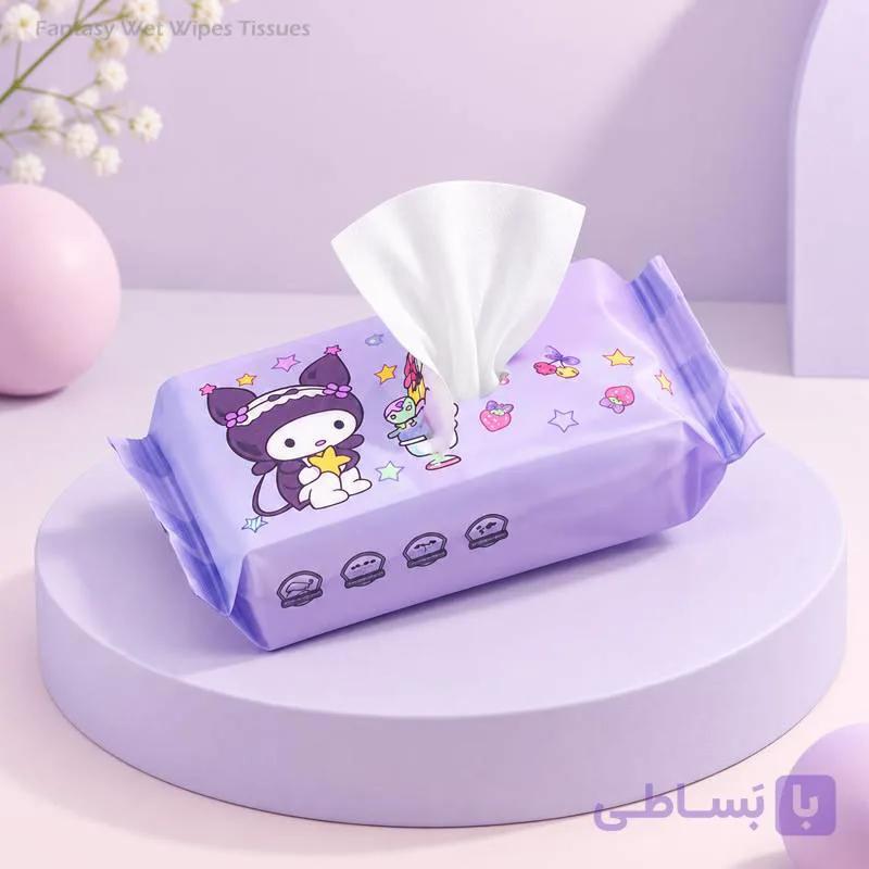 دستمال مرطوب 8 برگی کرومی — تصویر 1