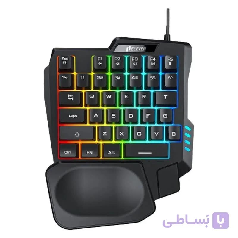 کیبورد گیمینگ ایلون مدل GK104، سوییچ ممبران، Tenkeyless — تصویر 1