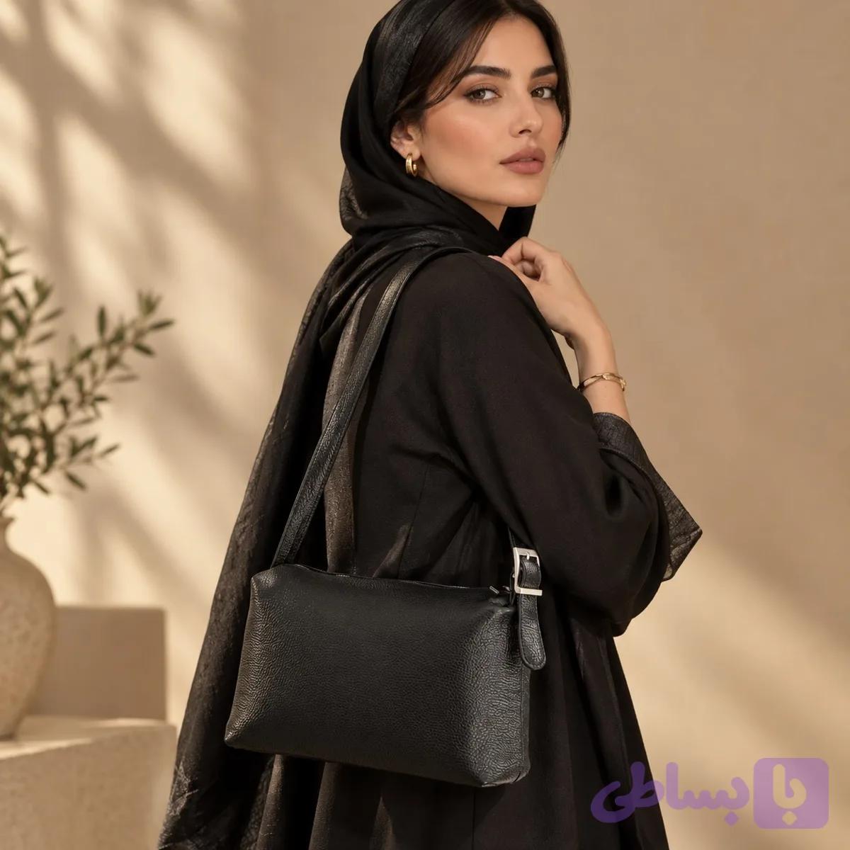 کیف دوشی چرمی شهرزاد