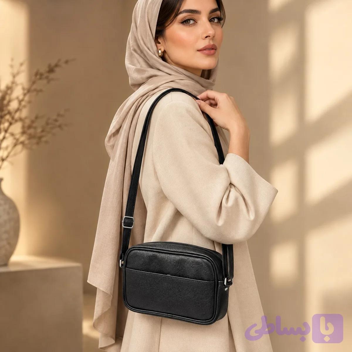 کیف دوشی چرم تارا