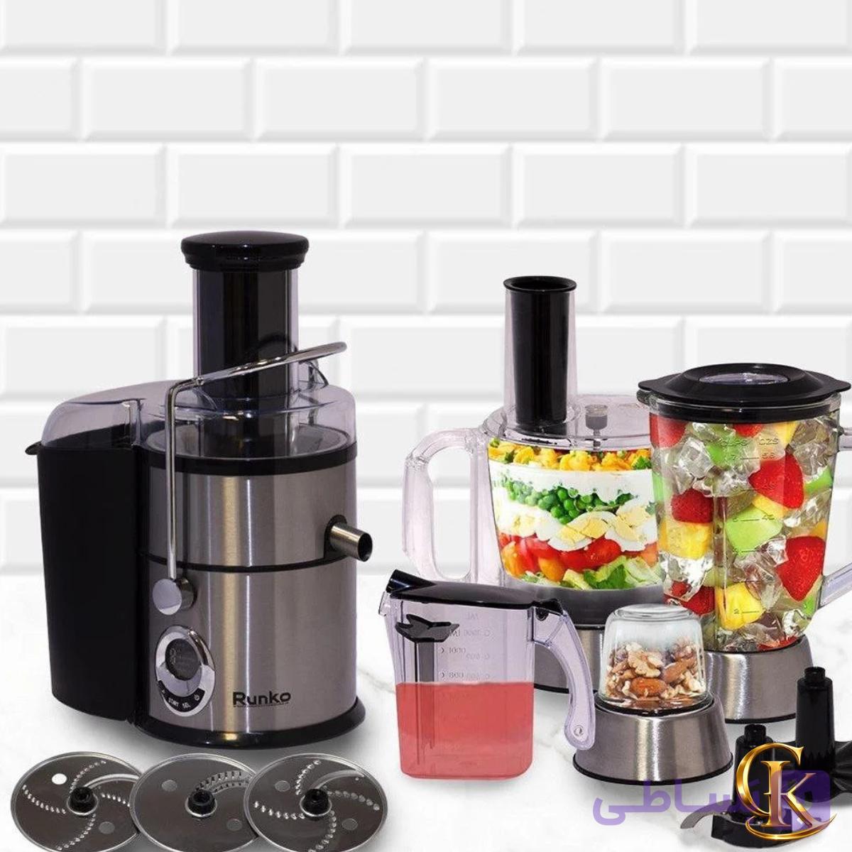 آبمیوه گیری رانکو مدل 9 کاره RK-210 — تصویر 1