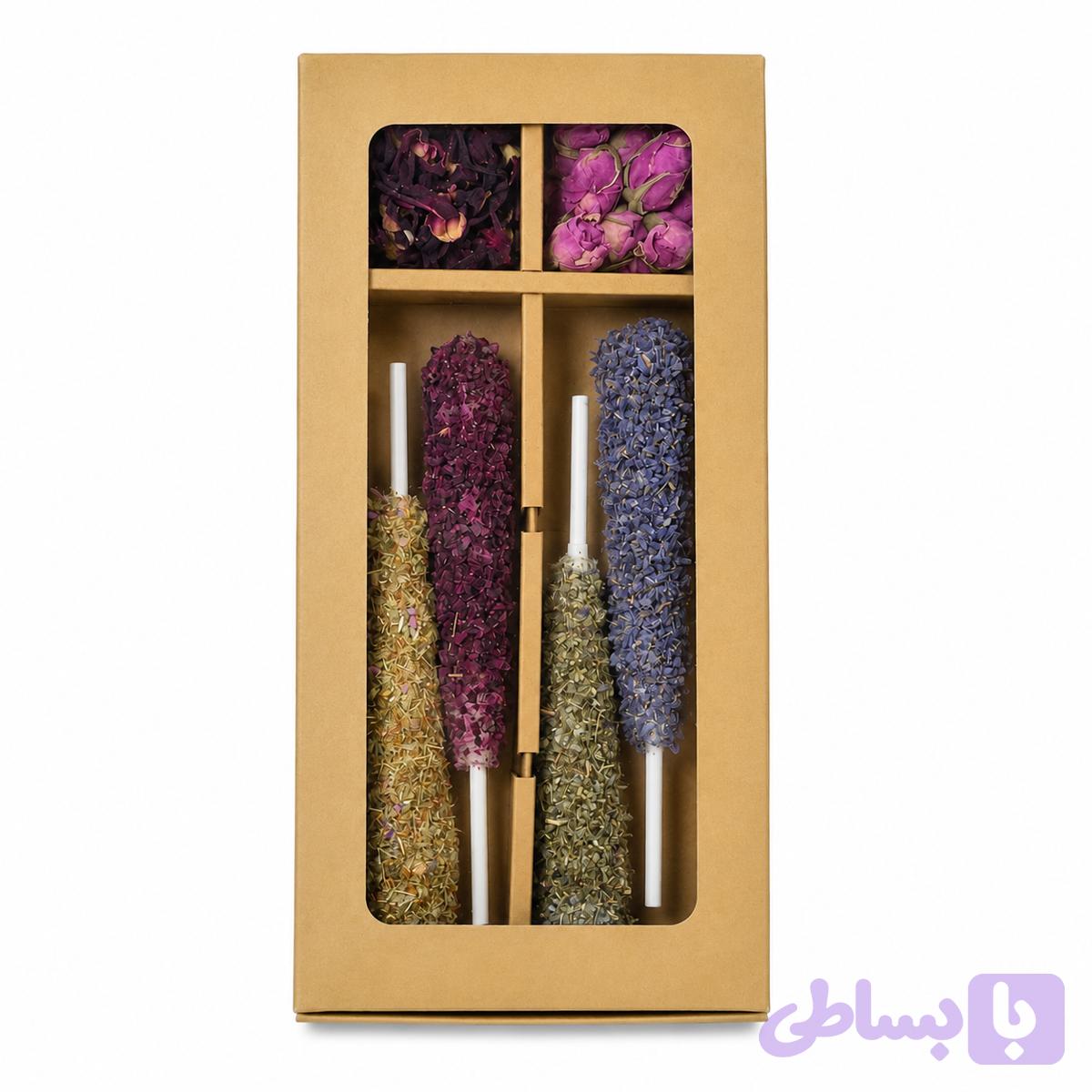 باکس نبات دمنوشی و گیاهی_مجموعه ۱۲ عددی