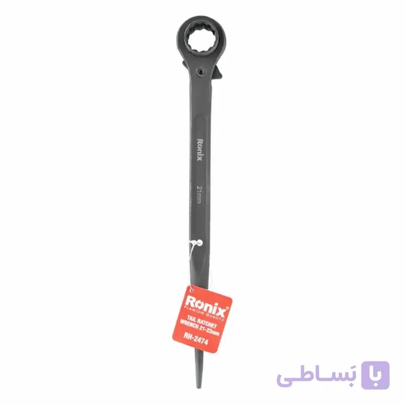 آچار جغجغه ای دوطرفه دم موشی 21-23 میلی متر رونیکس مدل RH-2474 — تصویر 1