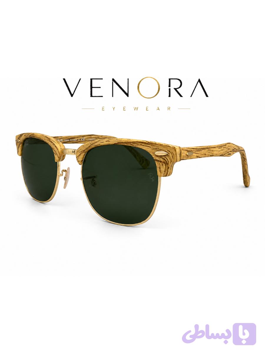 عینک آفتابی یونیسکس ریبن RayBan Clubmaster Wood RB3016M | ونورا