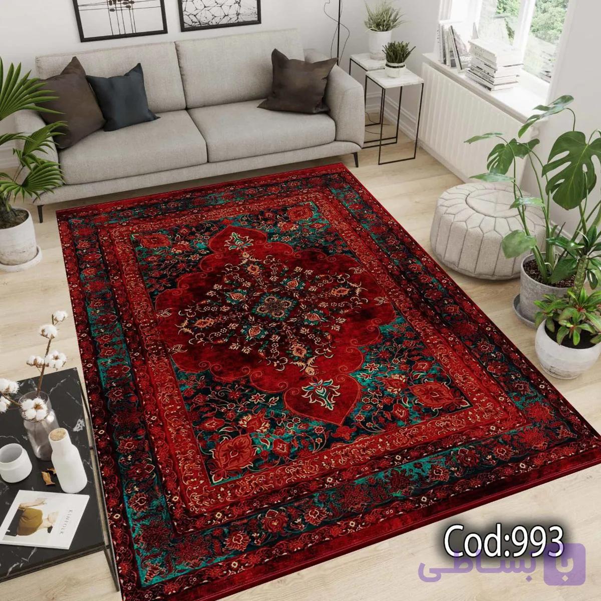 فرشینه مخمل کلاسیک لاکی