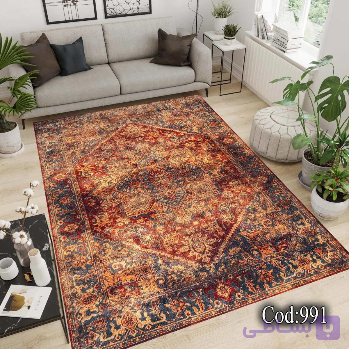 فرشینه مخمل وینتیج کهنه نما