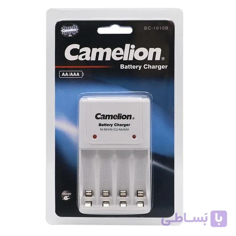 شارژر باتری کملیون مدل BC-1010B – مخصوص باتری‌های قلمی (AA) و نیم‌قلمی (AAA) — تصویر 1