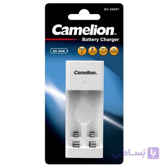 شارژر USB کملیون مدل BC-0806T مخصوص ۲ باتری — تصویر 1