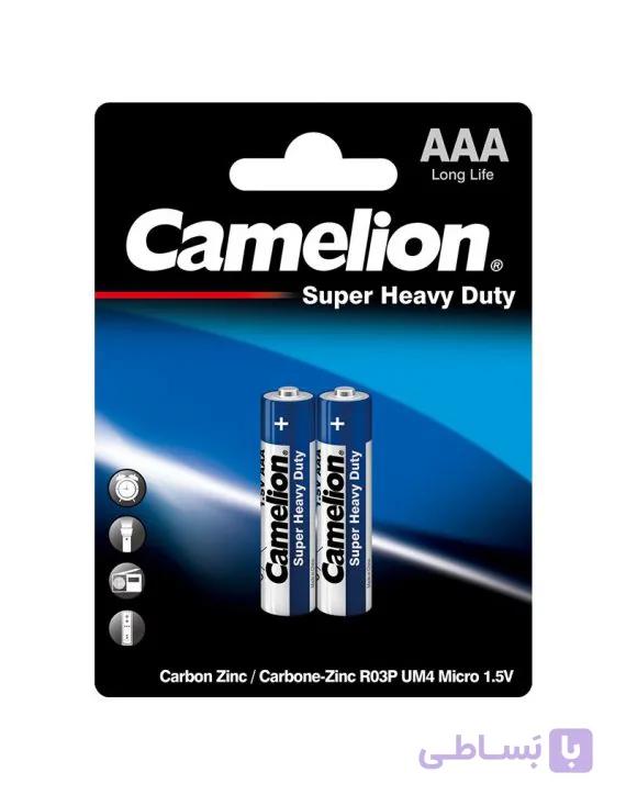 باتری نیم‌قلمی AAA کملیون R03P Heavy Duty  شرینک (4عددی) — تصویر 1