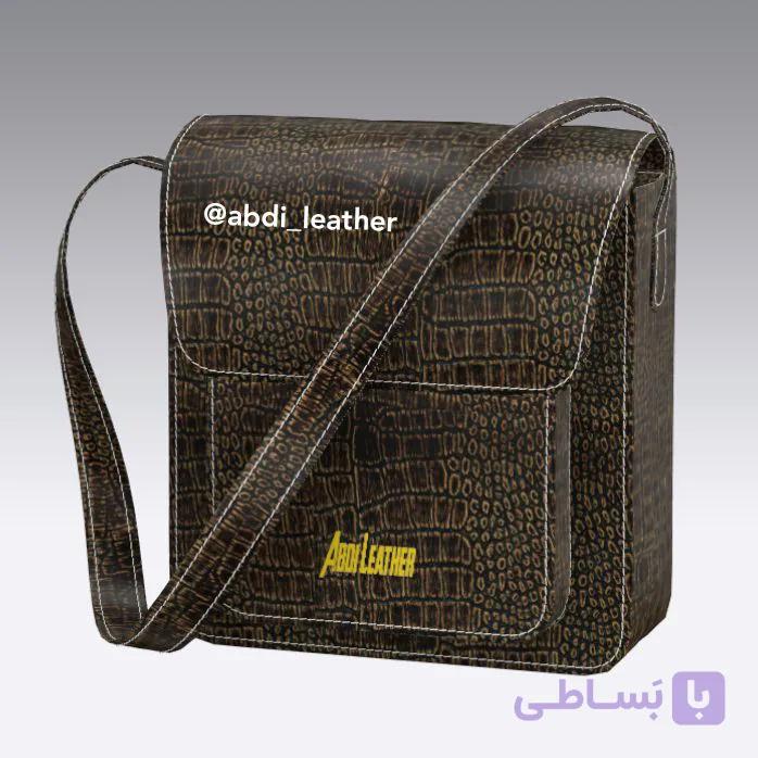 الگوی کیف دوشی چرم دستدوز اسپورت 031