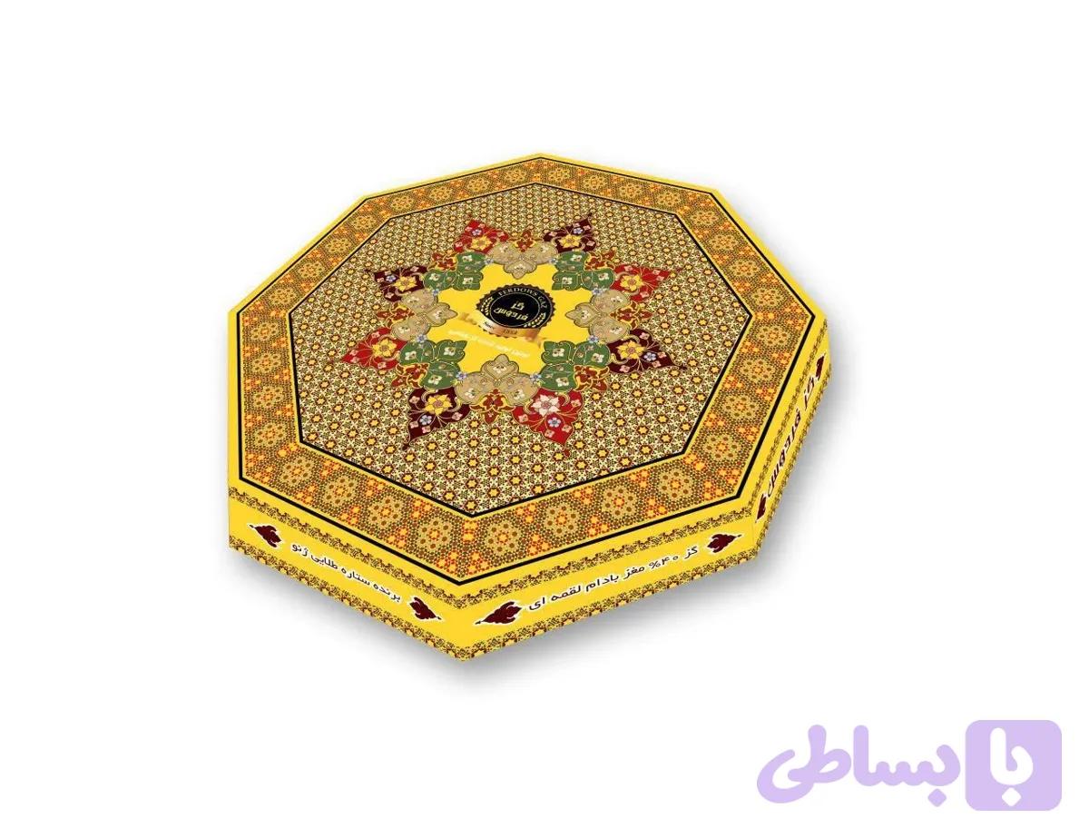 گز بادامی ۴۰٪ ، لقمه ای ۴۰۰ گرمی — تصویر 1