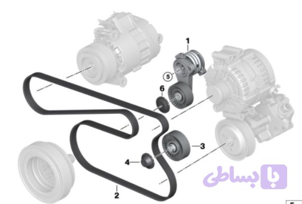 تسمه دینام بی ام و N52